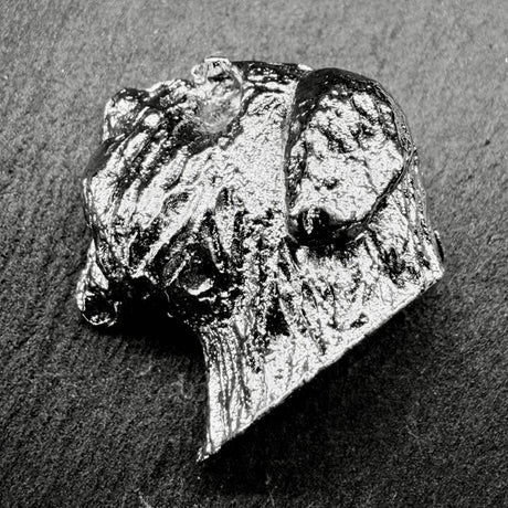 Bouvier Lapel Pin | Nickel Silver | Alden Arts