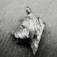 Cairn Lapel Pin | Nickel Silver | Alden Arts
