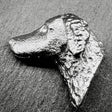 Curly Coated Retriever Lapel Pin | Nickel Silver | Alden Arts