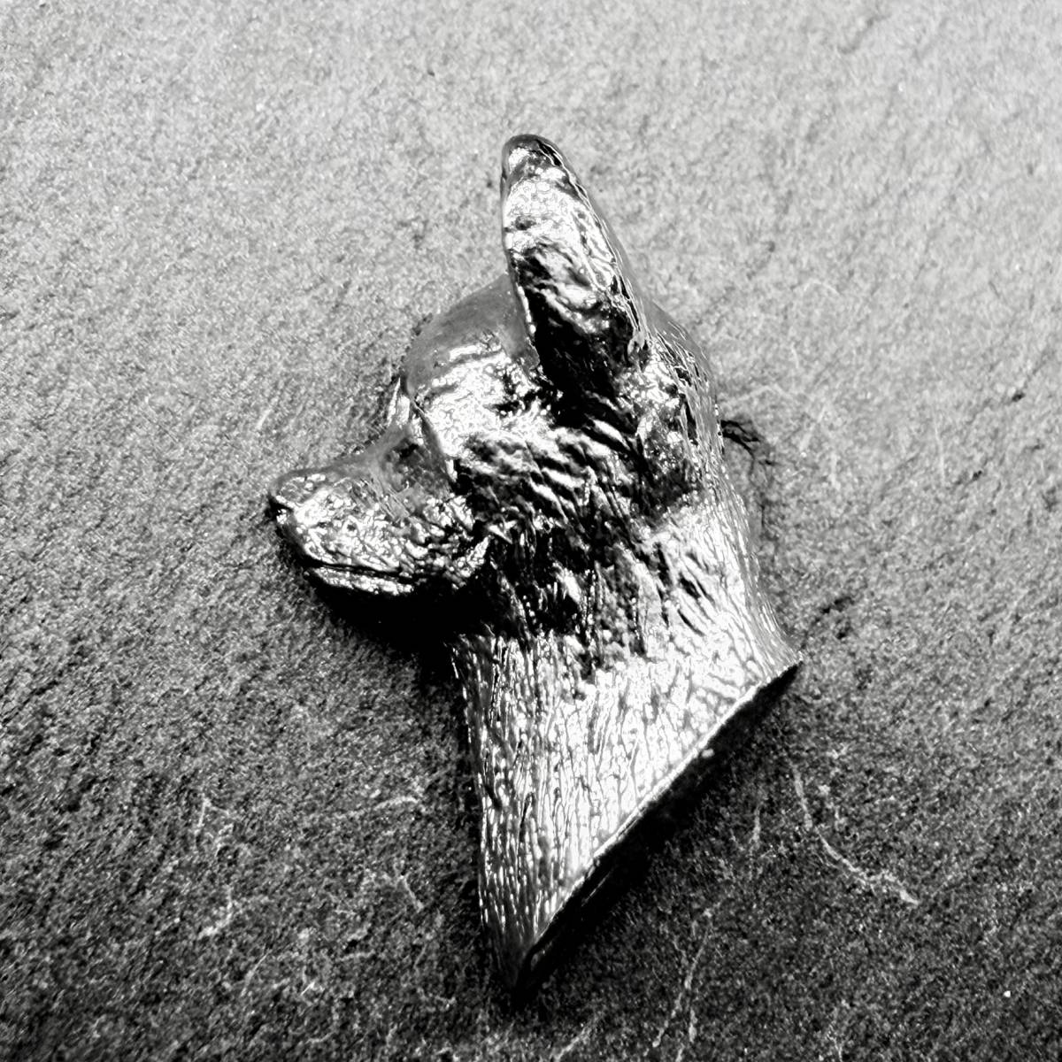 Chihuahua Smooth Hair Lapel Pin | Nickel Silver | Alden Arts