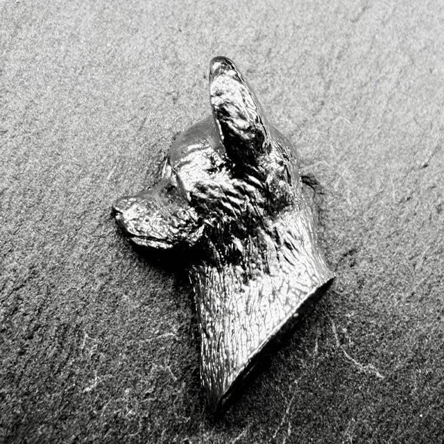 Chihuahua Smooth Hair Lapel Pin | Nickel Silver | Alden Arts