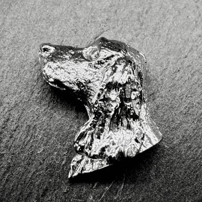 Cocker Spaniel Lapel Pin | Nickel Silver | Alden Arts