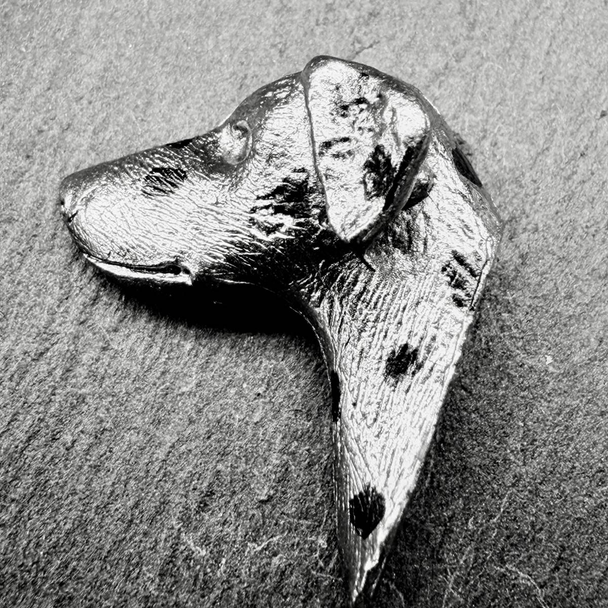 Dalmatian Lapel Pin | Nickel Silver | Alden Arts