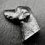Deerhound Lapel Pin | Nickel Silver | Alden Arts