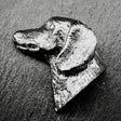 Dachshund Smooth Hair Lapel Pin | Nickel Silver | Alden Arts
