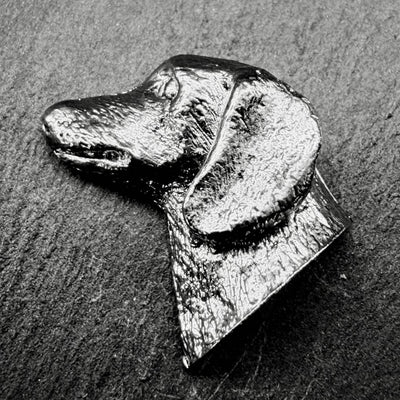 Dachshund Smooth Hair Lapel Pin | Nickel Silver | Alden Arts