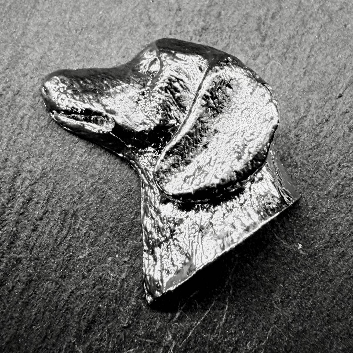 Dachshund Wire Hair Lapel Pin | Nickel Silver | Alden Arts