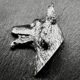 German Shepherd Lapel Pin | Nickel Silver | Alden Arts