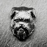 Griffon Rough Lapel Pin | Nickel Silver | Alden Arts