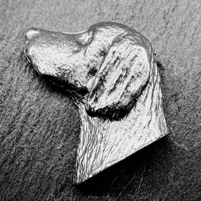 German Short Hair Pointer Lapel Pin | Nickel Silver | Alden Arts