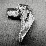 German Wire Hair Pointer Lapel Pin | Nickel Silver | Alden Arts