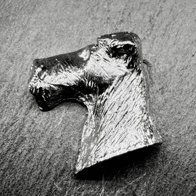 Irish Terrier Lapel Pin | Nickel Silver | Alden Arts