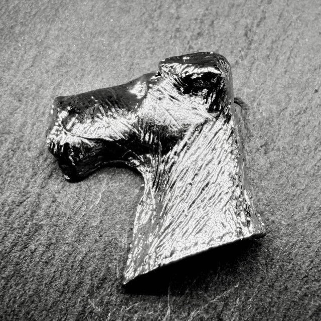 Irish Terrier Lapel Pin | Nickel Silver | Alden Arts