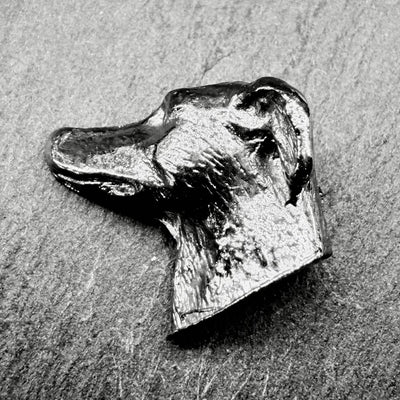 Italian Greyhound Lapel Pin | Nickel Silver | Alden Arts