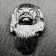 Japanese Chin Lapel Pin | Nickel Silver | Alden Arts