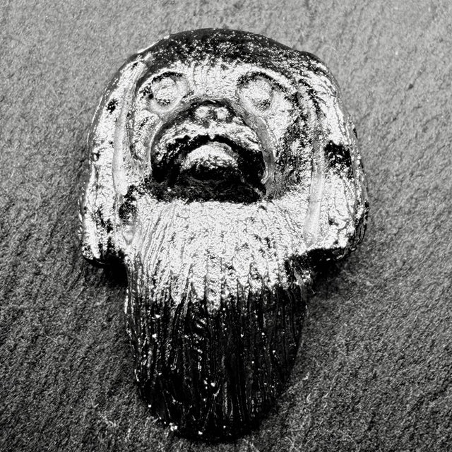 Japanese Chin Lapel Pin | Nickel Silver | Alden Arts