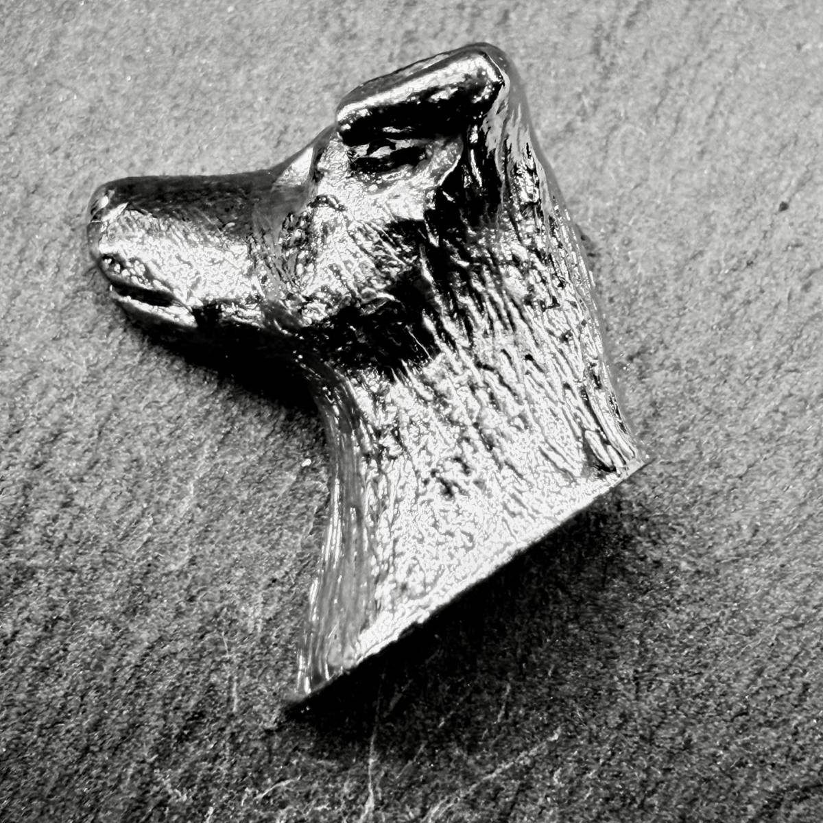 Jack Russell Lapel Pin | Nickel Silver | Alden Arts