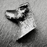 Jack Russell Lapel Pin | Nickel Silver | Alden Arts