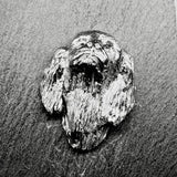 King Charles Spaniel Lapel Pin | Nickel Silver | Alden Arts