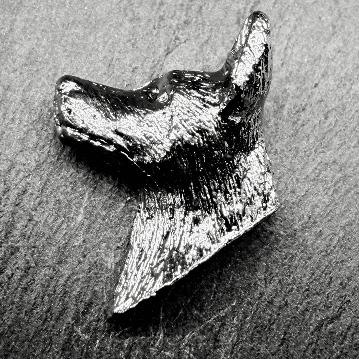 Kelpie Lapel Pin | Nickel Silver | Alden Arts
