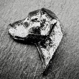 Labrador Lapel Pin | Nickel Silver | Alden Arts