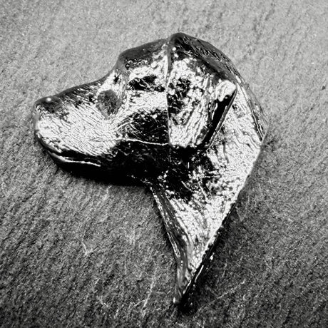 Labrador Lapel Pin | Nickel Silver | Alden Arts