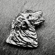 Leonberger Lapel Pin | Nickel Silver | Alden Arts