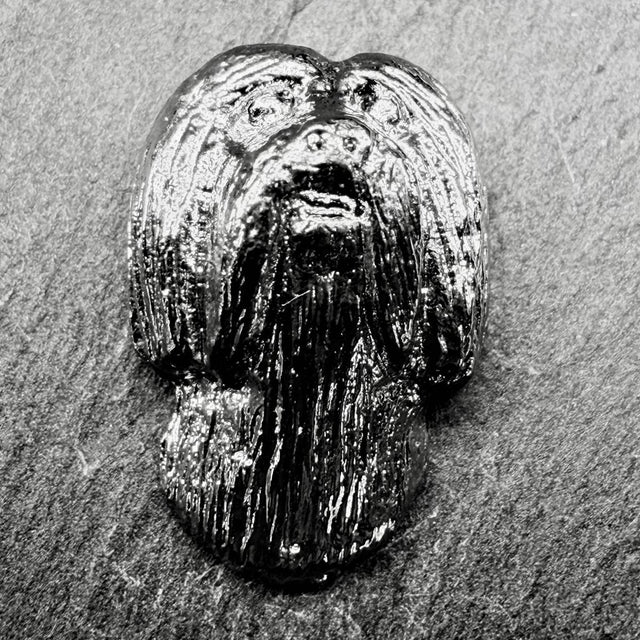 Lhasa Apso Lapel Pin | Nickel Silver | Alden Arts