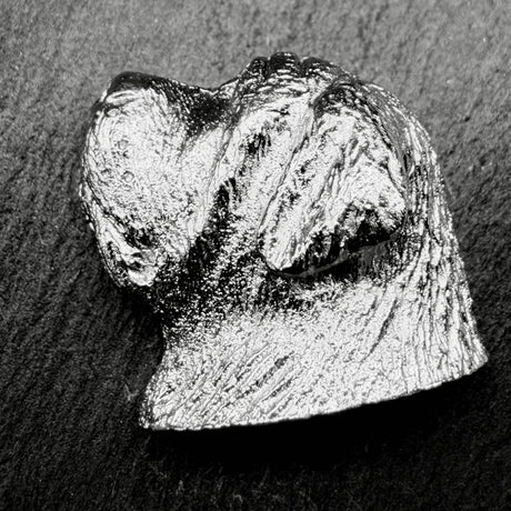 Mastiff Lapel Pin | Nickel Silver | Alden Arts