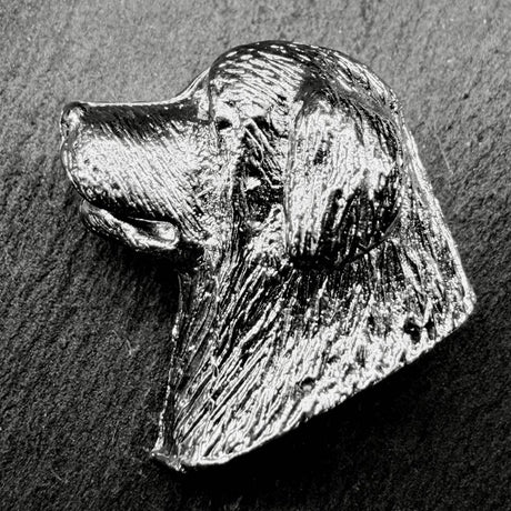 Newfoundland Lapel Pin | Nickel Silver | Alden Arts
