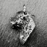 Norwich Terrier Lapel Pin | Nickel Silver | Alden Arts