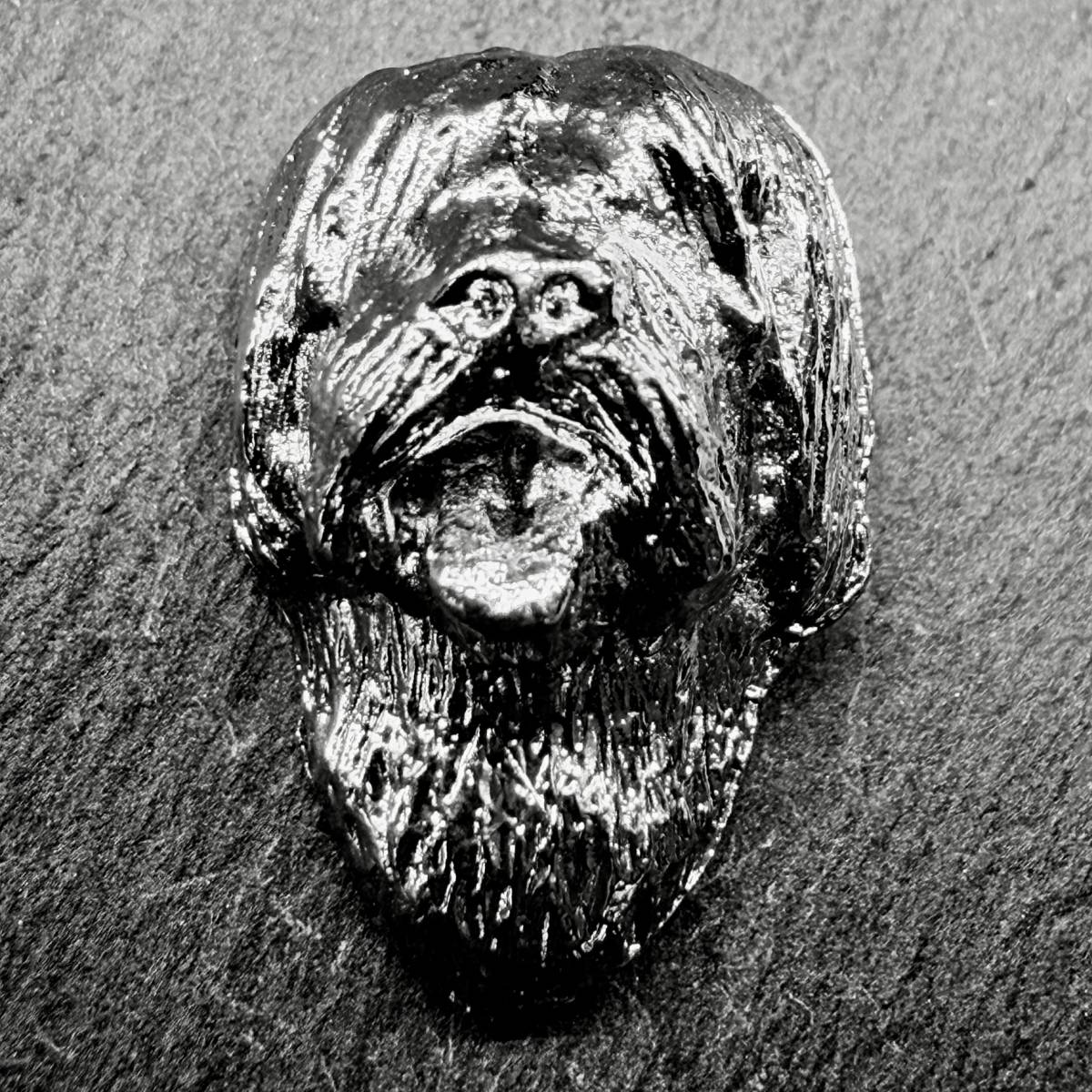 Old English Sheepdog Show Cut Lapel Pin | Nickel Silver | Alden Arts