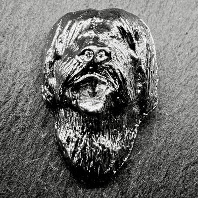 Old English Sheepdog Show Cut Lapel Pin | Nickel Silver | Alden Arts