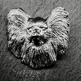 Papillon Lapel Pin | Nickel Silver | Alden Arts