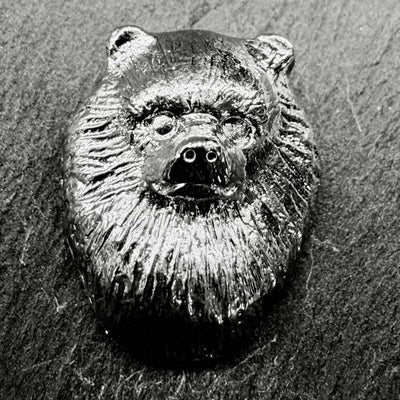 Pomeranian Lapel Pin | Nickel Silver | Alden Arts