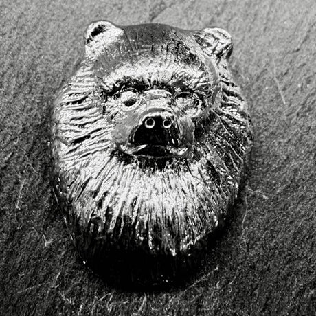 Pomeranian Lapel Pin | Nickel Silver | Alden Arts