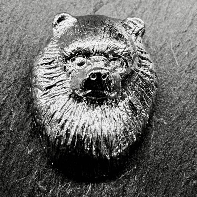 Pomeranian Lapel Pin | Nickel Silver | Alden Arts