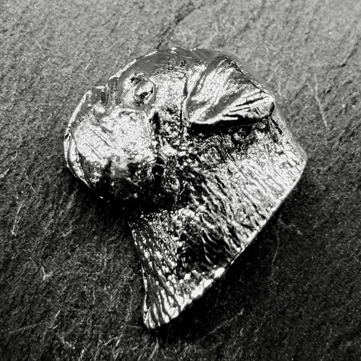 Pug Lapel Pin | Nickel Silver | Alden Arts