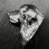 Pyrenean Mountain Dog Lapel Pin | Nickel Silver | Alden Arts