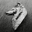 Rough Collie Lapel Pin | Nickel Silver | Alden Arts