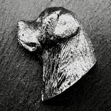 Rottweiler Lapel Pin | Nickel Silver | Alden Arts