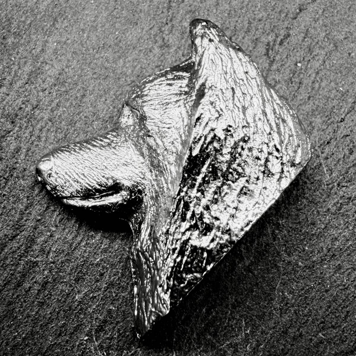 Samoyed Lapel Pin | Nickel Silver | Alden Arts