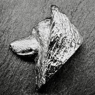 Samoyed Lapel Pin | Nickel Silver | Alden Arts