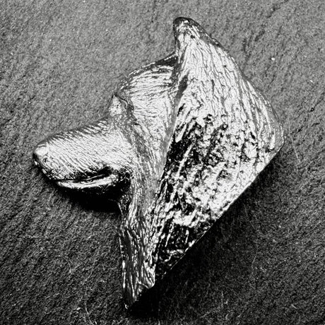 Samoyed Lapel Pin | Nickel Silver | Alden Arts