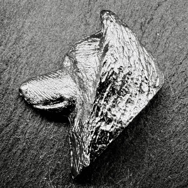 Samoyed Lapel Pin | Nickel Silver | Alden Arts