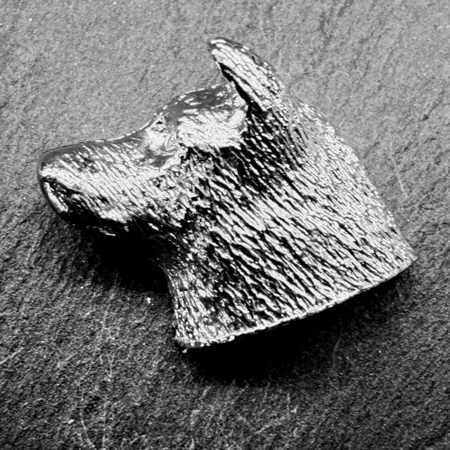 Shiba Inu Lapel Pin | Nickel Silver | Alden Arts