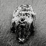 Shih Tzu Lapel Pin | Nickel Silver | Alden Arts