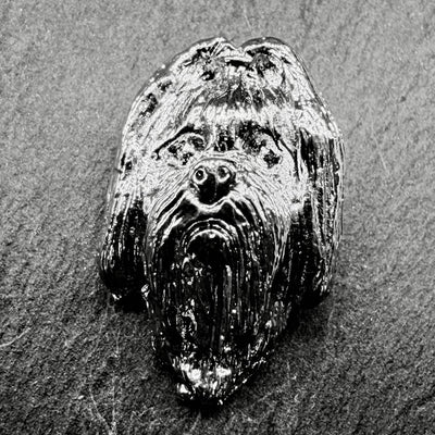 Shih Tzu Lapel Pin | Nickel Silver | Alden Arts