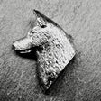 Siberian Husky Lapel Pin | Nickel Silver | Alden Arts