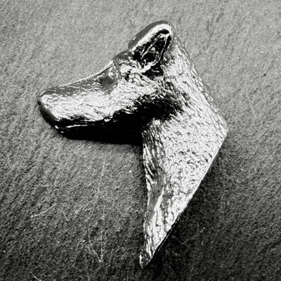 Smooth Fox Terrier Lapel Pin | Nickel Silver | Alden Arts